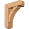 Ekena Millwork Thorton Craftsman Smooth Bracket w/ Offset Brace, Western Red Cedar, 7 1/2"W x 24"D x 28"H BKT0806X24X28THR04SWR - alternate 1